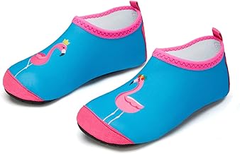 WateLves Kids Beach Swim Shoes Water Sport Shoes Barefoot Skin Boys Girls Baby Non-Slip Quick Dry Barefoot Aqua Socks Pool Surfing Yoga Garden, Hln.blue, 2.5/3.5 UK Child