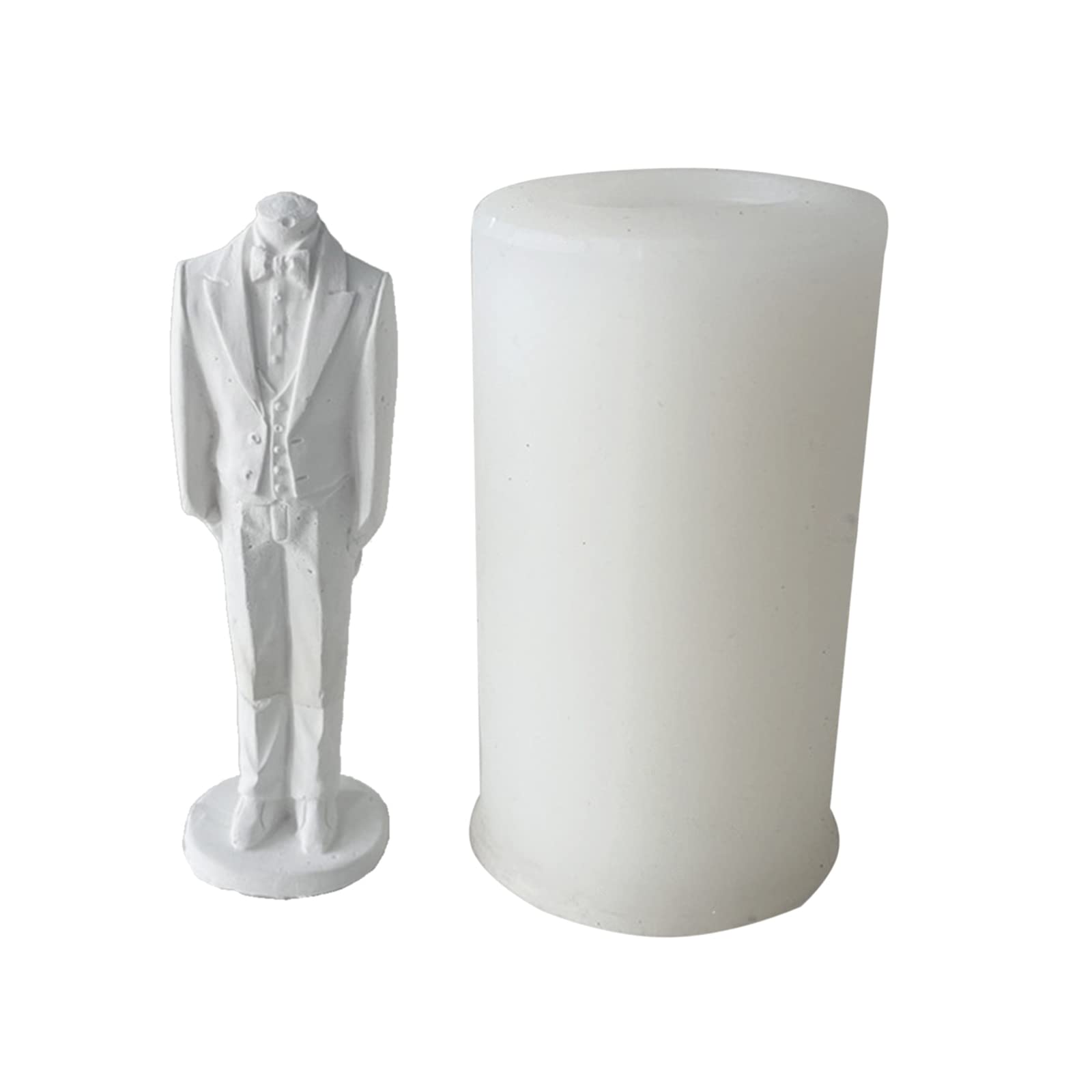 Tsophreniq 3D Bride Dress Silicone Mold Wedding Dress Resin Casting Mold for Epoxy Fondant Wedding Decorations
