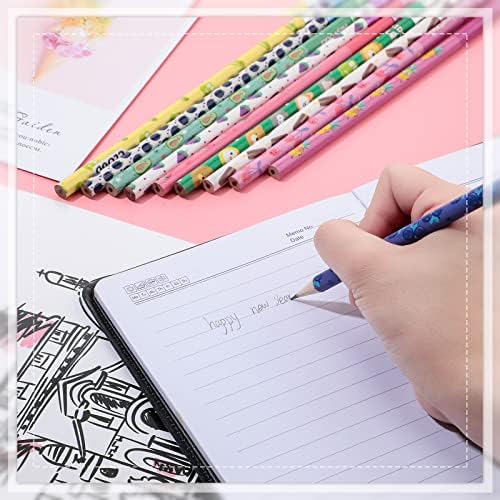 30 Pieces Scented Pencils Welcome Back to School Pencils Graphite Pencil Cylinder Wood Pencils with Fruit Elements School Stationery Party Reward Supplies for Students, 7.5 Inch (Classic Style)