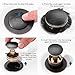 CHARMMA Stainless Steel Pop Up Drain with Overflow, Oil Rubbed Bronze Pop-Up Drain Stopper, Anti-Clogging Hair Catcher for 1.6