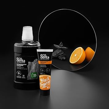 Activated Carbon Toothpaste Without Fluoride Black Toothpaste Black Whitening Toothpaste Orange Flavour 100 ml