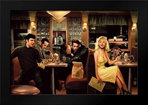 Lámina artística enmarcada especial de placa azul por Consani, Chris