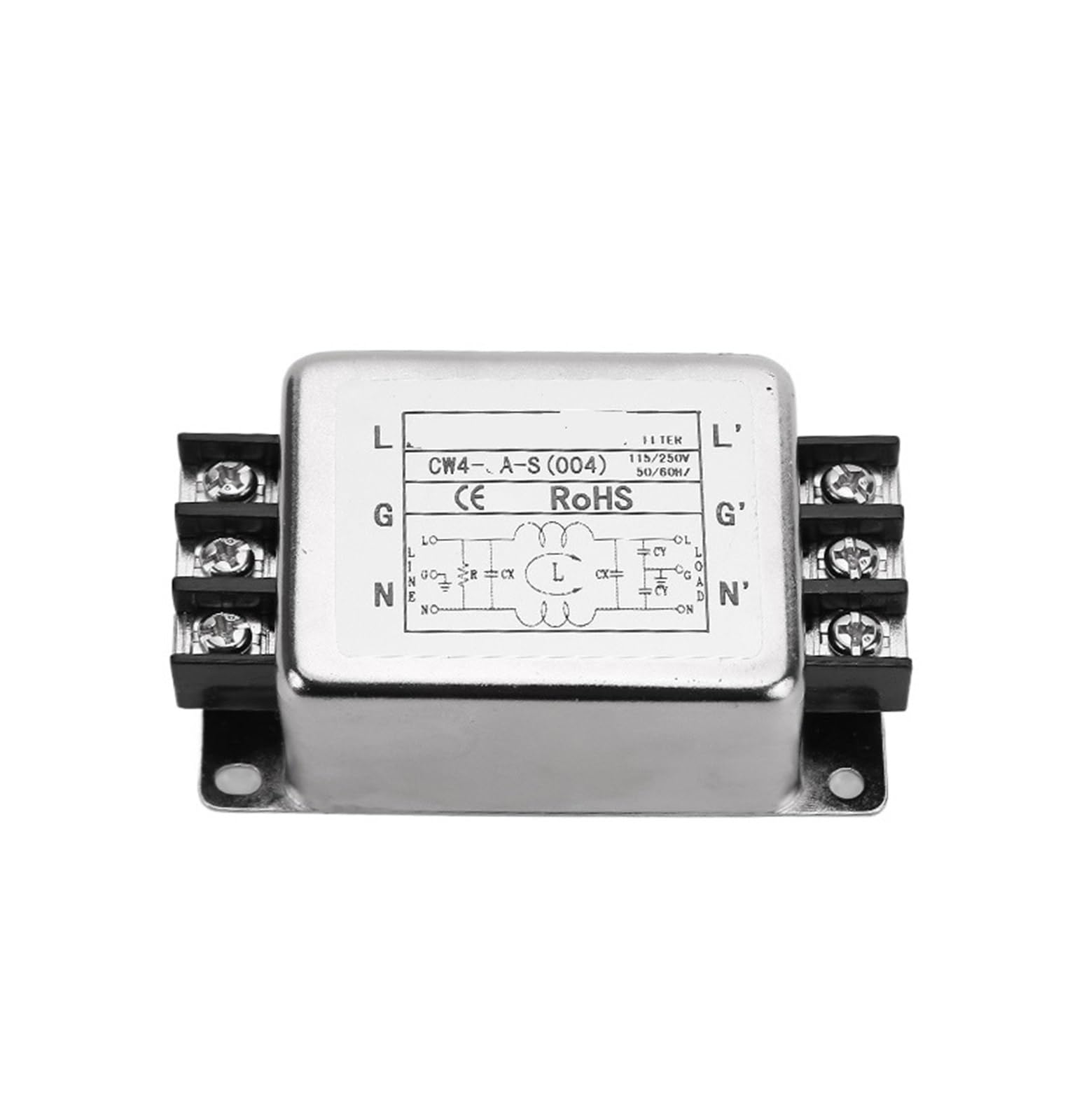 ETPBRIMSF CW4-3A-S 004 single-stage single-phase filter 220v anti-interference power purifier(CW4-20A-S 004)