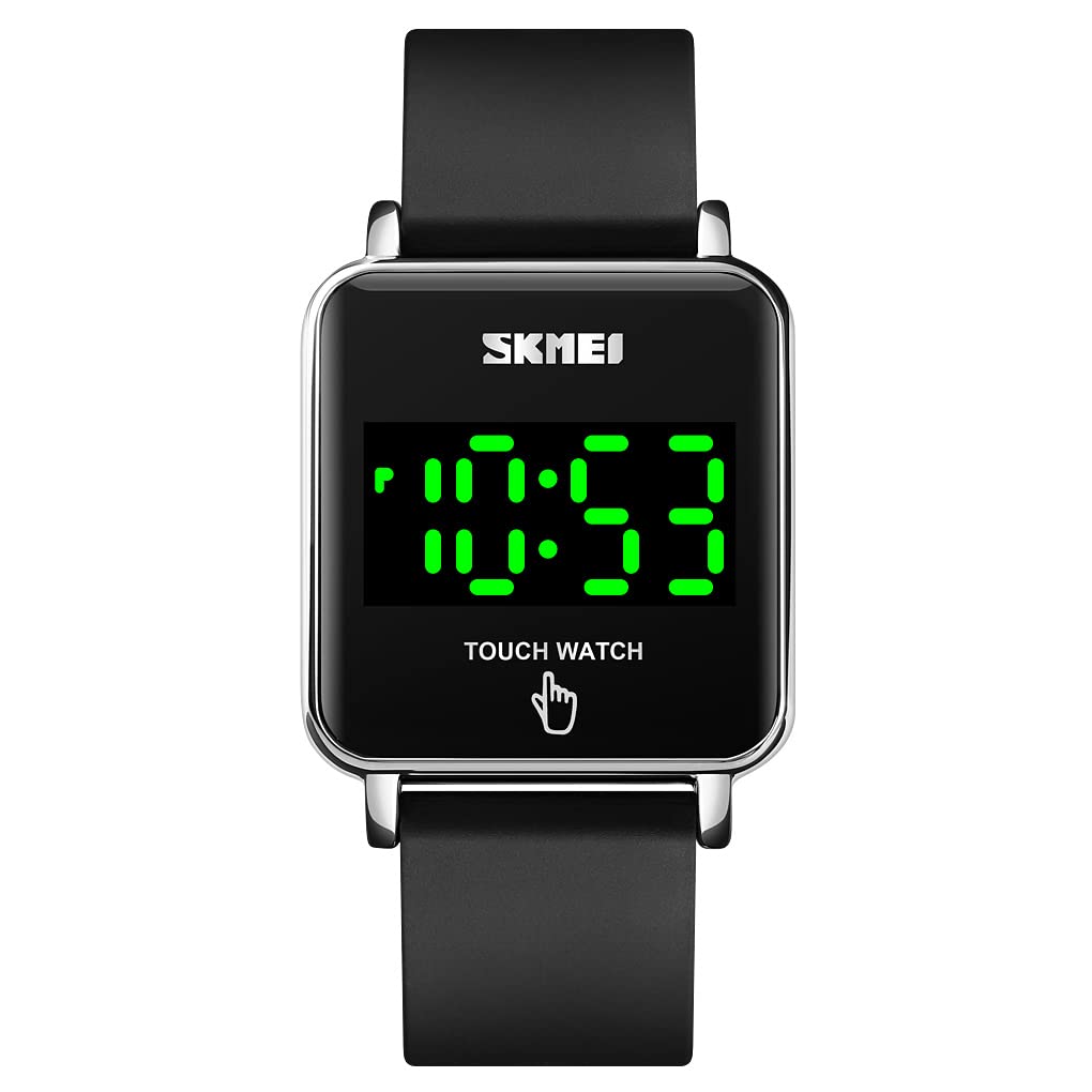 Gosasa Touch Screen LED Display Digital Watches Fashion Brand Stainless Steel Full Steel Waterproof Wrist Watches Hombre1589, black, Digital (B08F4W9BW6) Amazon Price History, Amazon Price Tracker