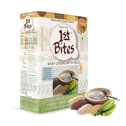 Image of Pristine 1st BITES Baby Cereal 300g | Baby Food (10-24 Months) Stage-3, Organic Millets | Infant Food