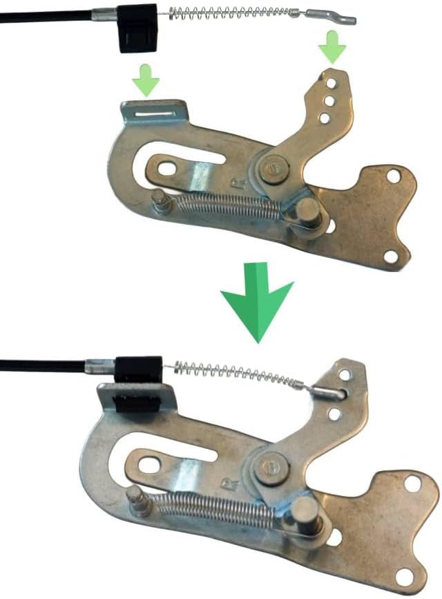 Miniatura 3 de Sofá reclinable y pieza de repuesto para silla reclinable, cable universal, extremo en forma de S (punta Z), barril de cable de 0.118 in, longitud