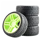 Manejo y estabilidad mejorados: El kit de neumáticos de agarre para coche de carreras RC mejora la precisión de la dirección y reduce el deslizamiento. Estos neumáticos garantizan giros más suaves y con mayor capacidad de respuesta, ofreciendo un control constante en pistas cubiertas, superficies exteriores o terrenos accidentados, mejorando la experiencia de conducción.