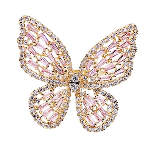 Ioensy Bagues Papillon Paillettes Tendance Bagues Bijoux Cover