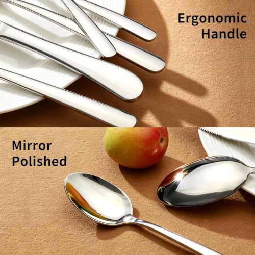 Silverware Set with Steak Knives, 36-Piece Flatware Set for 6 Cutlery Set - image 3
