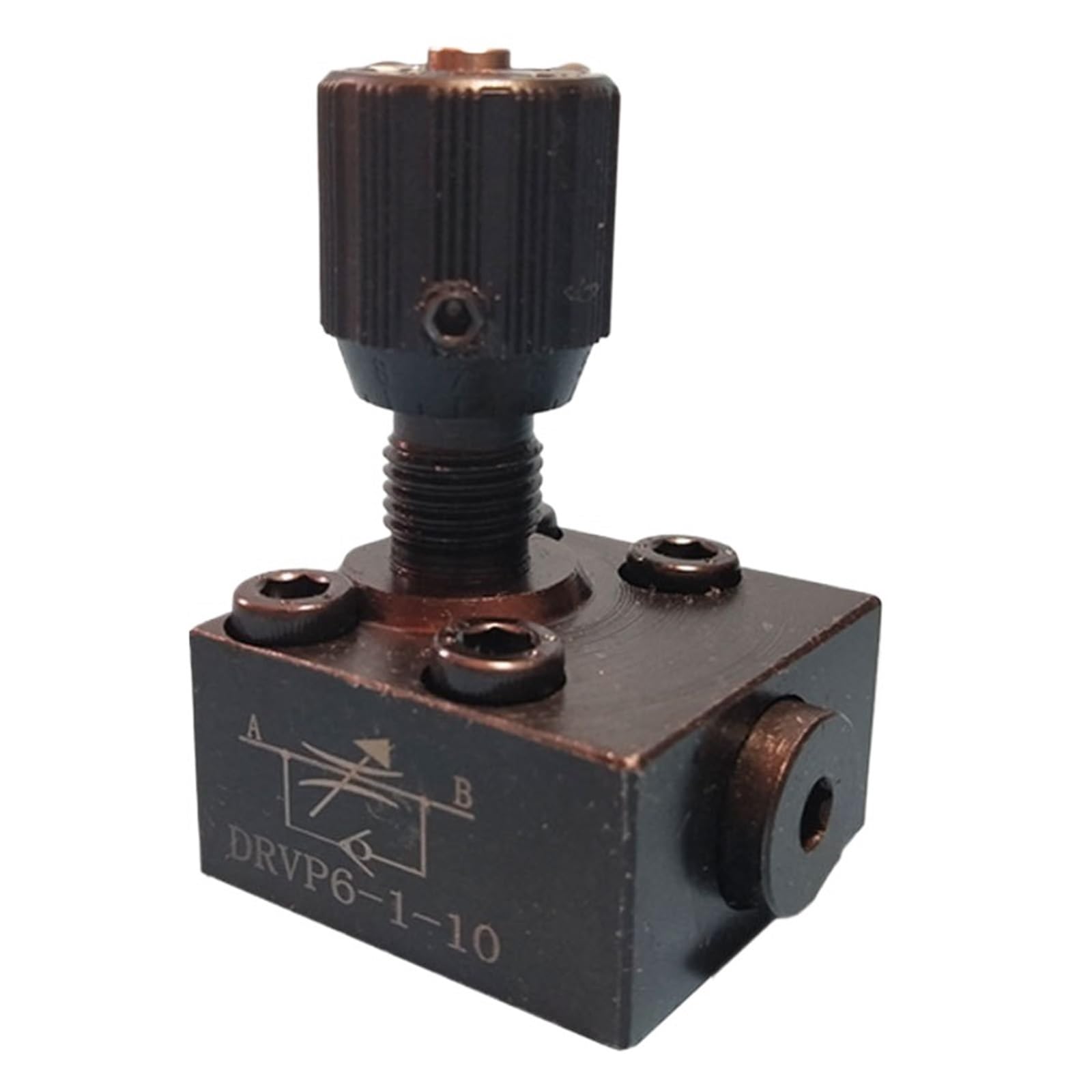 Vanne d'arrêt d'accélérateur DRVP6-1-10 de contrôle du débit pour plaque hydraulique