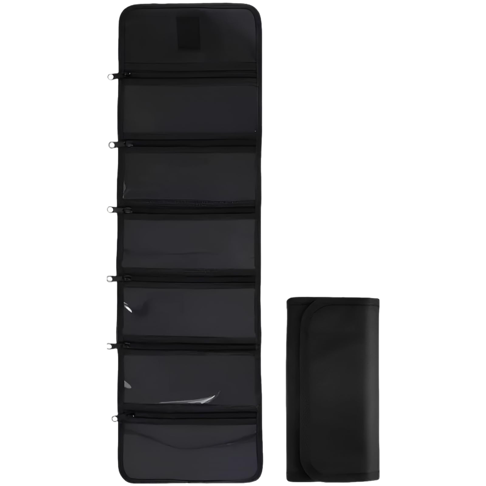 Bolsa de almacenamiento de dinero RFID con 6 bolsillos compactos, set de 2 7