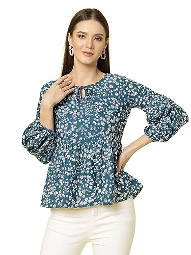 Image of OOMPH! Women's Floral Relaxed Fit Tunic Shirt