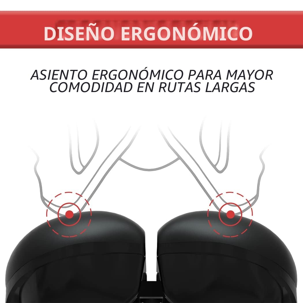 Sillin Bicicleta, Ancho Ajustable, Sillin Bicicleta Comodo, Sillin Antiprostatico, Sillin Bicicleta Adecuado para MTB, Bicicleta de Carretera, Bicicleta de Ciudad