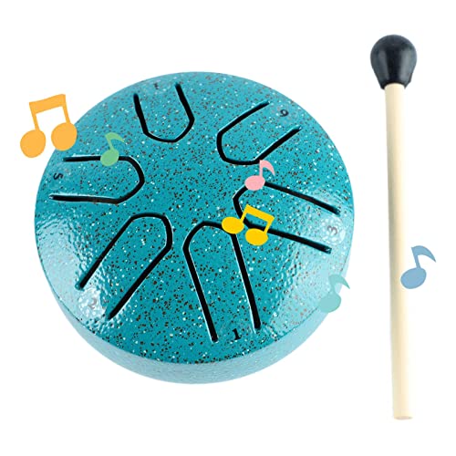 gernie Steel Tongue Drum Mini 6 Notas con Baqueta miniatura 4