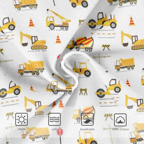 Boys' Exclusive Briefs Toddler Underwear 95% Combed Cotton Boxerbriefs 2T Construction Vehicle Pattern Cars 233