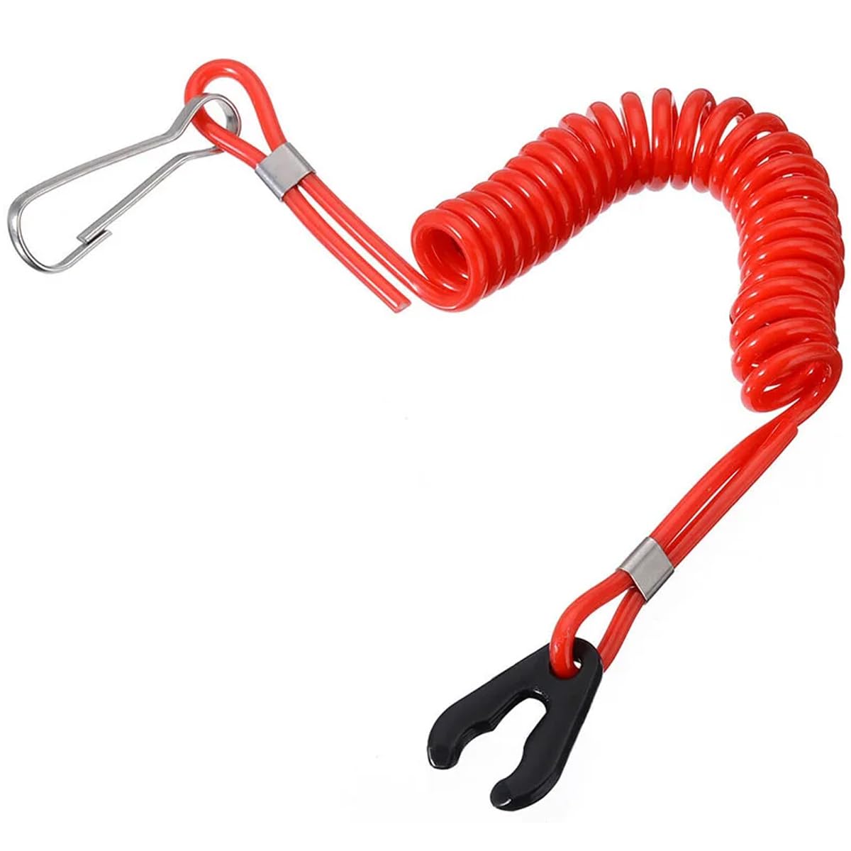 Corde De Sécurité Pour Hors-bord – 2 Longes, Interrupteur D’arrêt D’urgence, Universelle Yamaha, Extensible Et étanche