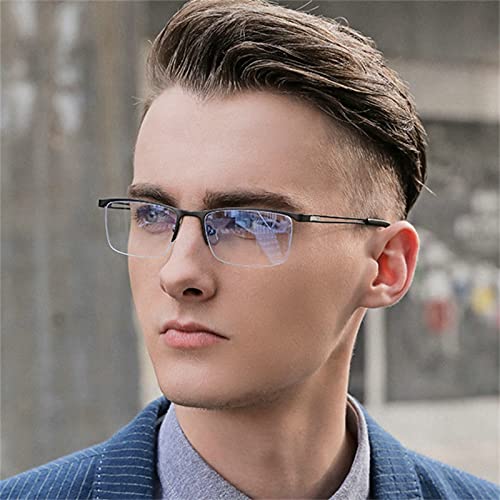 Men's Square Half frame Frame Photochromic Reading Glasses Fashion Transition Outdoor sun protection Sunglasses UV4002
