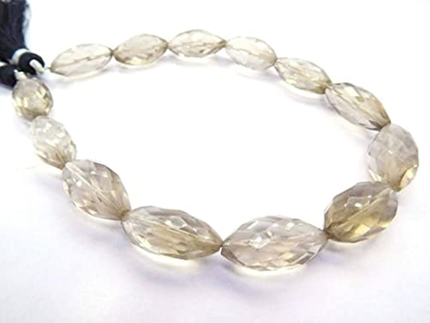 Quartz fumé perles tonneaux 10-16mm de qualité AA pour remplacer des gemmes ternes