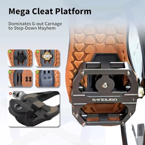 Image of MTB Mountain Bike Shoes for XC /Enduro /DH Cycling, Speed Lace Dial System Stability(Flat Pedal /Clipless Version)