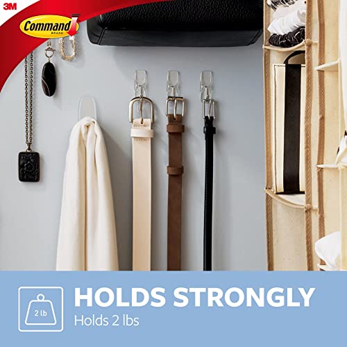 Image of Command Medium Clear Wire Toggle Hooks, 6 Wall Hook and 8 Strips, Damage-Free Hanging with Adhesive, Great for Hanging, Organization, and Storage, Holds up to 2 lb (Pack of 156)