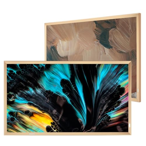 Image of 43-Inch Smart Mirror TV - Gold Aluminum Art Frame - 4K UHD Waterproof Display, Elegant Two-in-One TV and Mirror for Bathroom, Home or Commercial Use