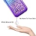 JAKPAK Case for iPhone XR Case Glitter Bling Sparkle for Girls Woman iPhone XR Case Heavy Duty Shockproof Full Body Protective Shell Hard PC Bumper and TPU Back Cover for iPhone XR 10R Blue Purple