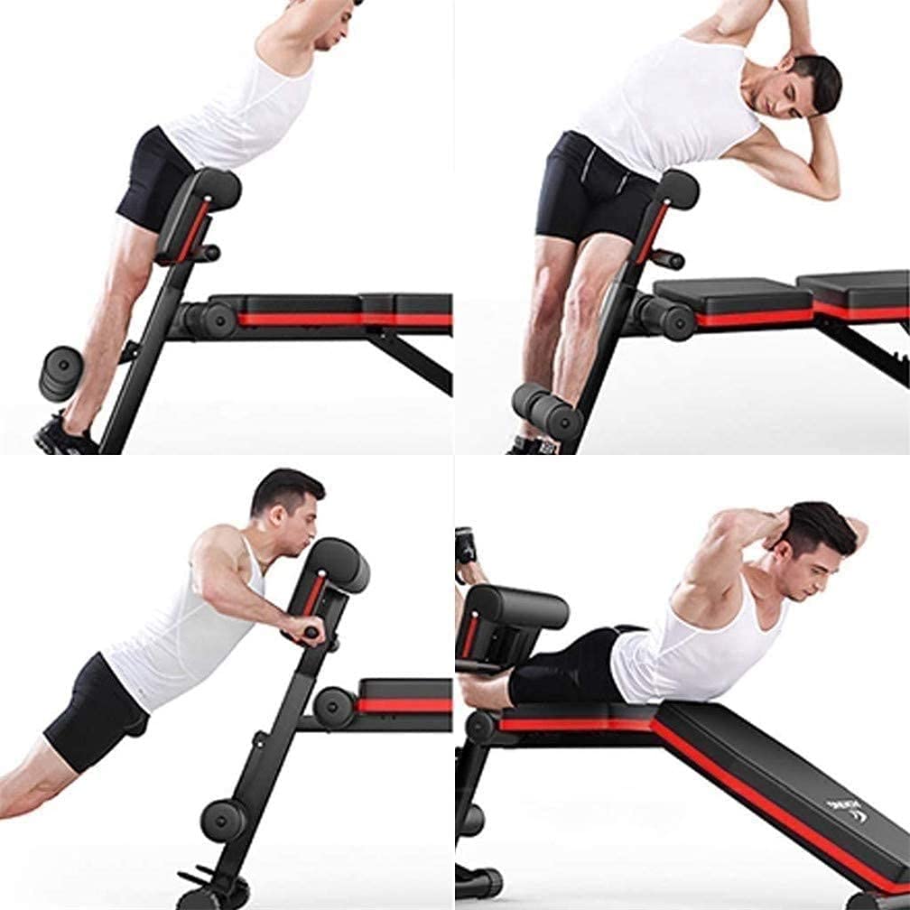 Regulowana ławka do ćwiczeń Ławka do ćwiczeń w domu Wielofunkcyjna ławka do ćwiczeń z pochylnią Ławka fitness Stołek do hantli Fitness Pomoc do ćwiczeń Wielofunkcyjna deska do leżenia