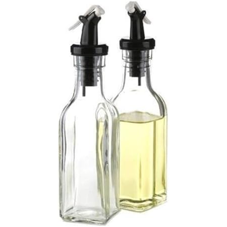 Amazon Sinoglass Oil Bottle オイルボトル 調味料入れ 詰め替え容器用 漏れ防止 透明 ガラスボトル オイルサーバー 醤油ボトル 酢ボトル ブラック 2個セット 150ml 調味料入れ オンライン通販