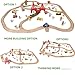 KiToyWod 100 Pcs Wooden Train Track Set, Toys Train Railway Vehicles for 3-10 Years Old Kids Boys & Girls Christmas Toys, Fits with Thomas, Brio, IKEA, Melissa and Doug
