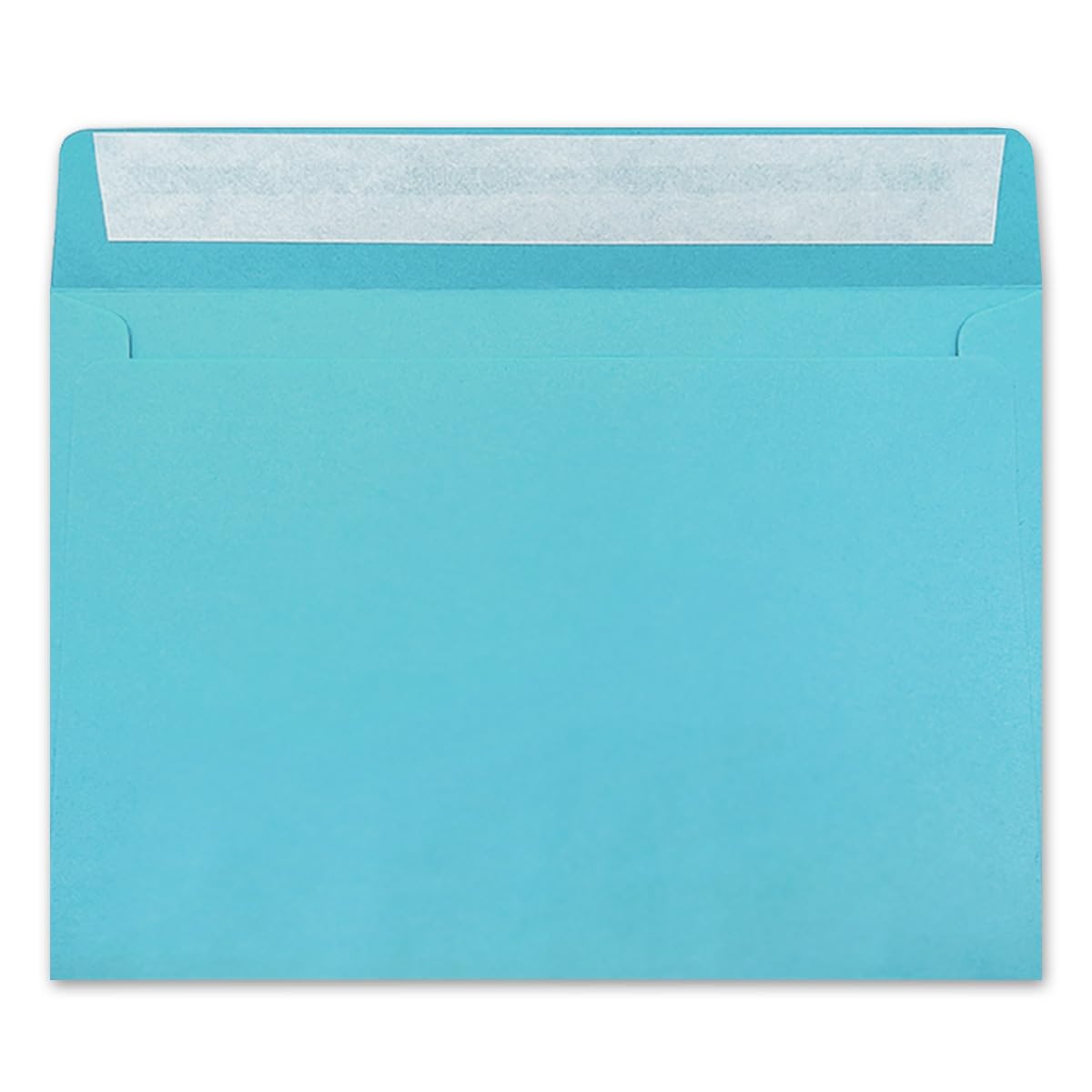 300 buste per lettere, formato DIN C5, 16,2 x 22,9 cm, con chiusura adesiva, per grandi inviti e biglietti di compleanno o matrimonio, colore: turchese