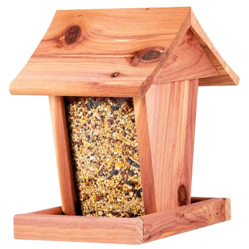 Cedar Hopper Bird Feeder - Made in USA