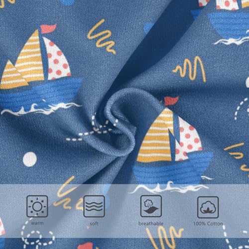 Boys' Exclusive Briefs Toddler Underwear 95% Combed Cotton Boxerbriefs 2T Sailboat Pattern Cars 203