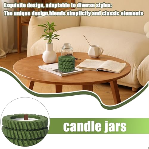 Frascos para velas aromáticas y mermeladas de boca ancha multiusos 8