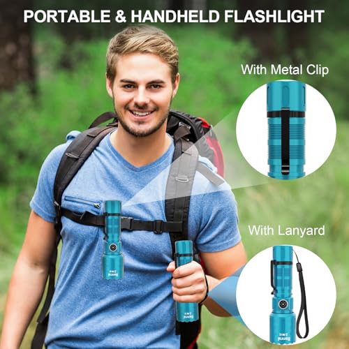 Image of Rechargeable Flashlights High Lumens,Super Bright Small Powerful Flashlight