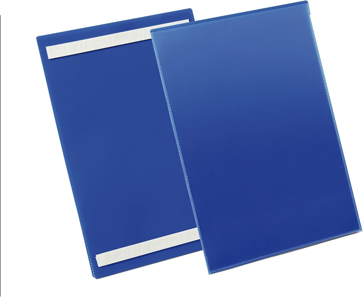 Durable 179707 A6 Portrait Adhesive Document Pouch - Dark Blue (Pack of 50)