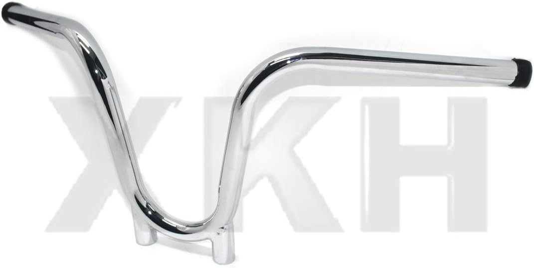 XKMT-1" Bootlegger Handlebar cut out Compatible With sportster dyna chopper bobber ape 82-up Chrome [B07LFM8LJW]