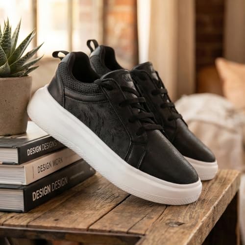 Image of KazarMax Premium AERO Kicks Women Floral Pattern Party Sneakers | Casual Fashion Trainers Sneakers