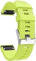 Vista 3 de QGHXO Correa para Garmin Fenix 5S / Fenix 6S, correa de repuesto de silicona suave para reloj inteligente Garmin Fenix 5S/Fenix 5S Plus/Fenix