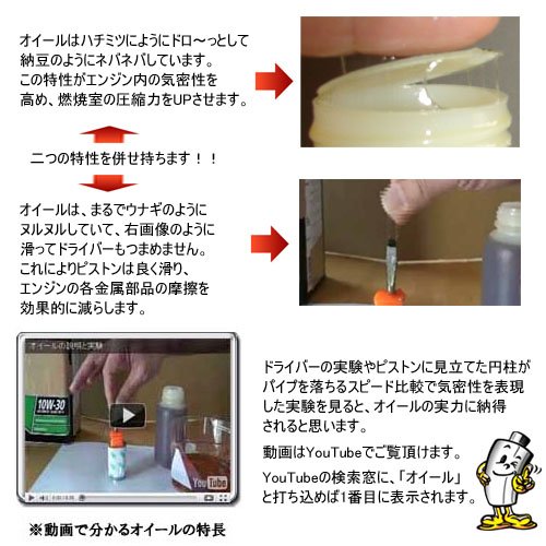 非ニュートンオイル オイール1L 250ccおまけ付き Amazon.co.jp: （有）ブリッジカンパニー エンジンオイル添加剤