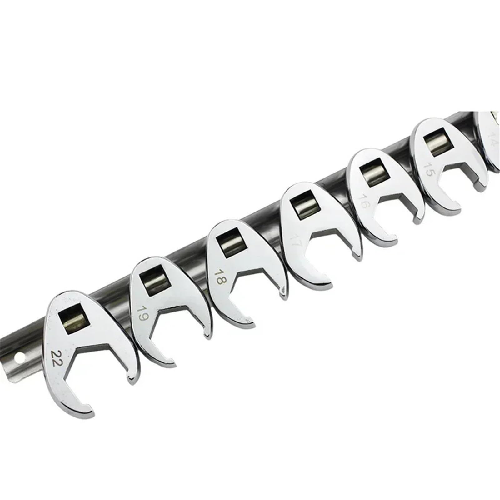Xuczhai One Color Crowfoot Wrench Set 10 To 22Mm For Loosening Or Fastening Nuts And Bolts Wrenches Metric Foot Open End Spanner