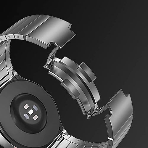 Miniatura 4 de VeveXiao Correa de repuesto de malla de acero inoxidable de 0.866 in compatible con Huawei Watch GT4 Pro de 1.811 inGT3 Pro de 1.811 inGT2 de 1.811