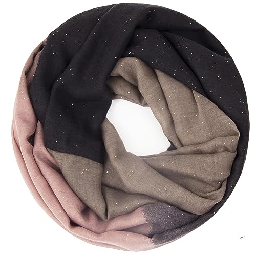 Glamexx24 Damen schal leichter Langschal Loop Schlauchschal Tuch Viele Farben