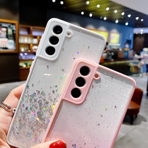Coque Samsung S21 FE souple anti-rayures au design pailleté - 5