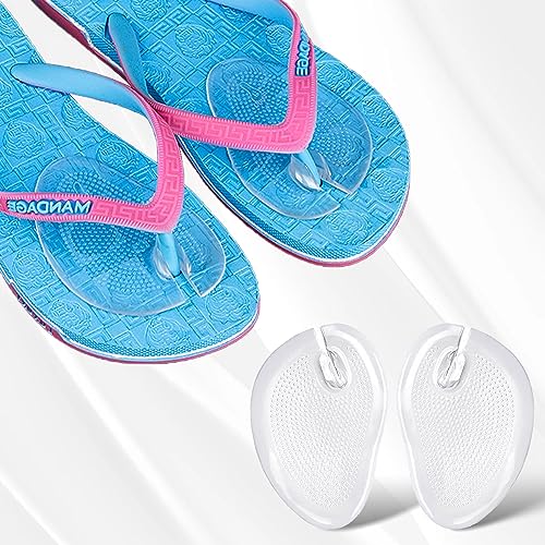 4 Pares Protectores de Gel Transparente para Dedo de Sandalia miniatura 4
