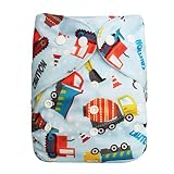 DEBAIJIA Bébé Couches Pantalon Culotte Couverture de Bande Dessinée Impression Réglables Réutilisable Double Ouverture Lavable Respirant Imperméable pour 0-3 Ans Nouveau-né Bambin 1 PCS