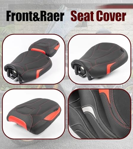 Funda de asiento de cuero para Tracer 9 soluciona dolor cojín de pasajero 4