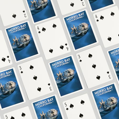 Morro Bay California 52 Cartas para Poker miniatura 4
