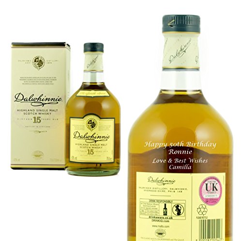 Personalised Dalwhinnie 15 Year Old 70cl