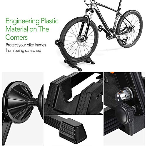 Suporte de bicicleta,KKcare Suporte de bicicleta dobrável para bicicleta no chão rack de estacioname