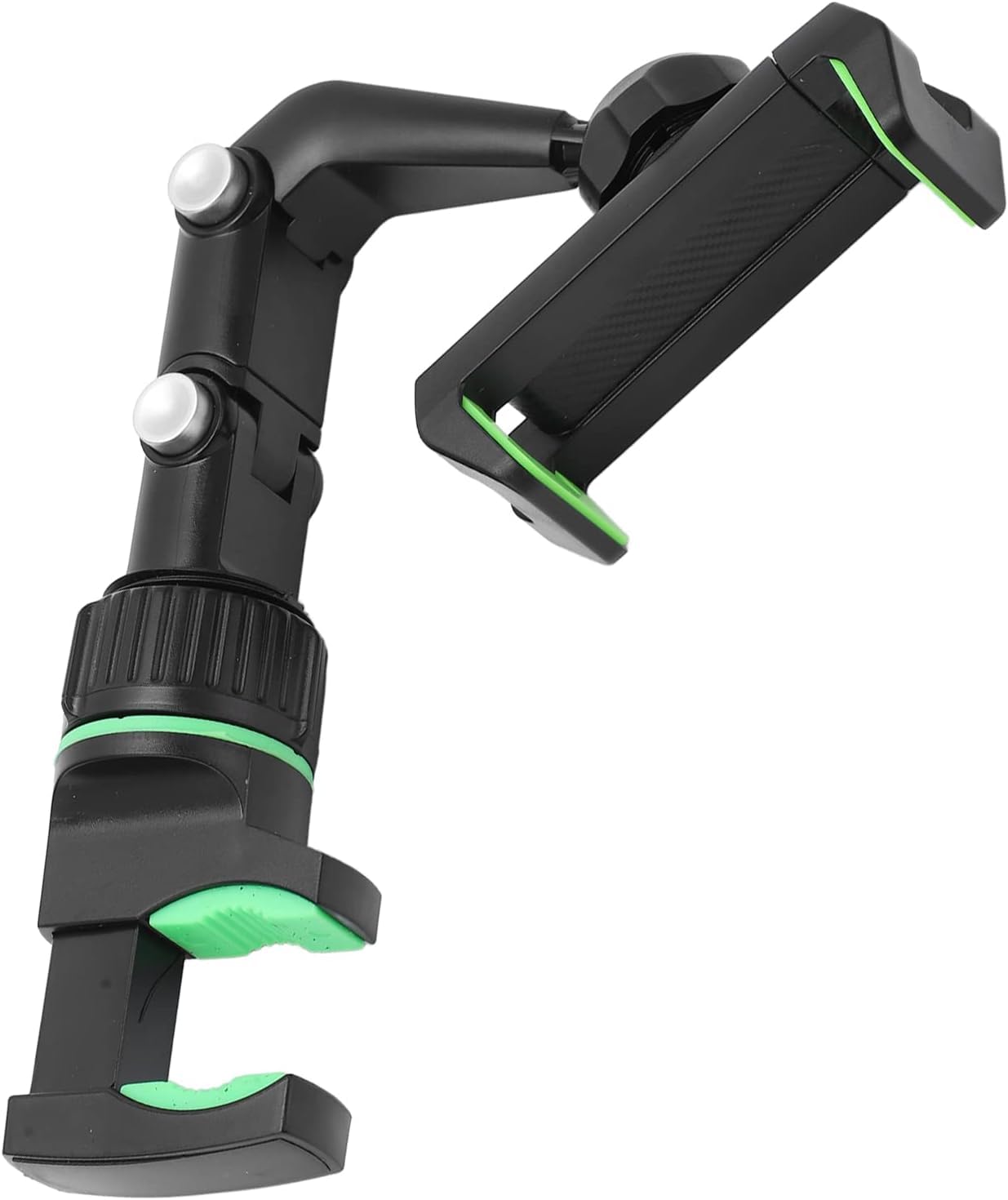 CYTGOUPER Guitar Phone Holder Mount Adjustable Angle, Guitar Headstock Phone Stand with 10pcs Picks